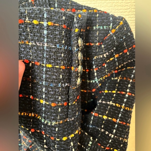 Veronica Beard Black Double-Breasted Dickey Blazer - Picture 10 of 14